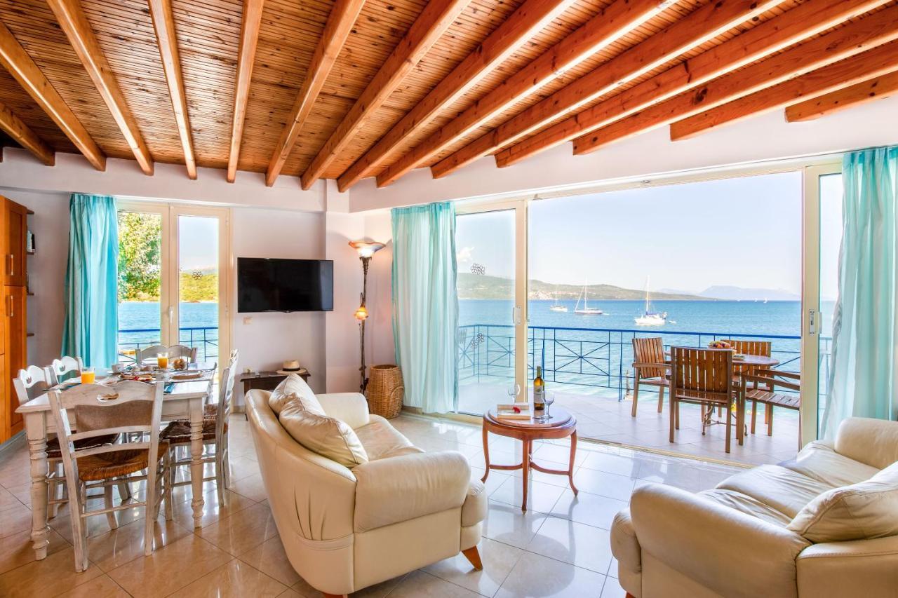 Villa Salty Breeze Beachfront By Lefkadastay